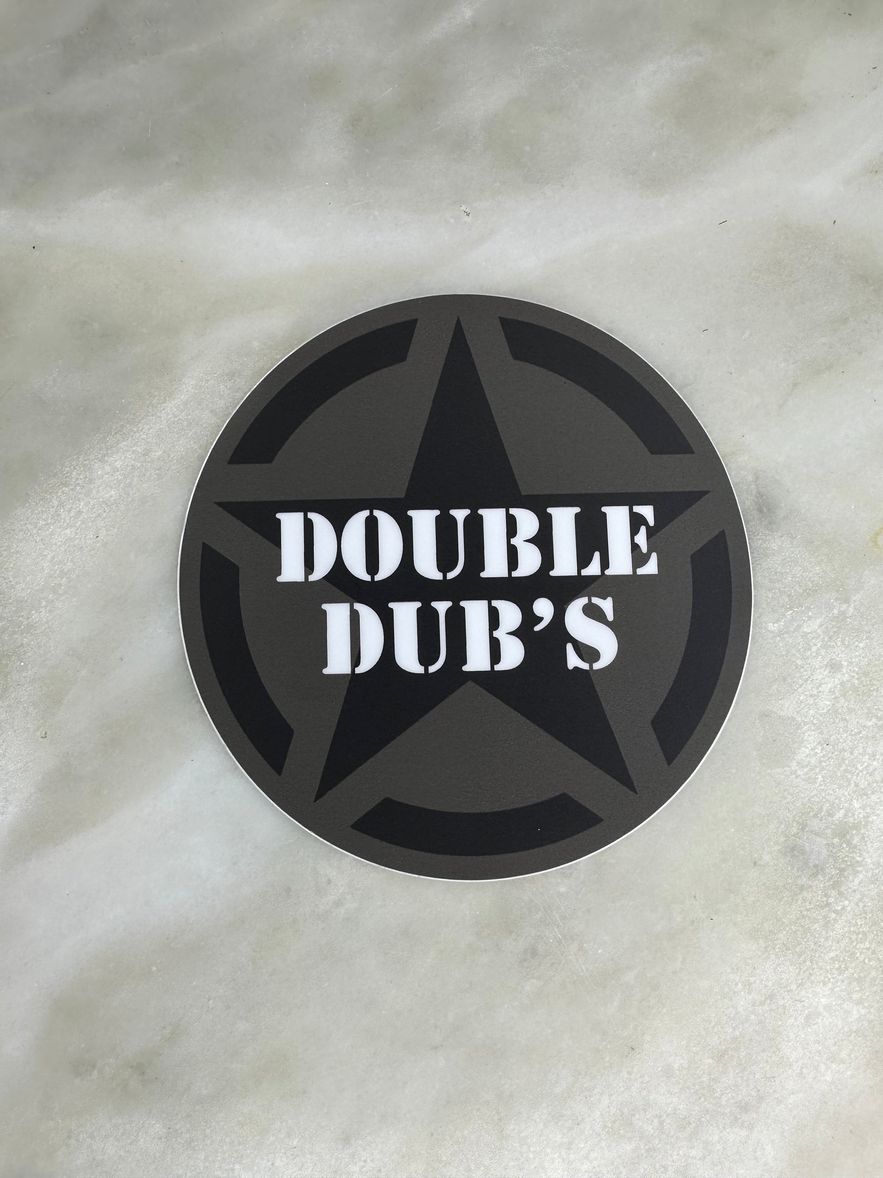 Double Dub's Star 4" Sticker Double Dubs Swag