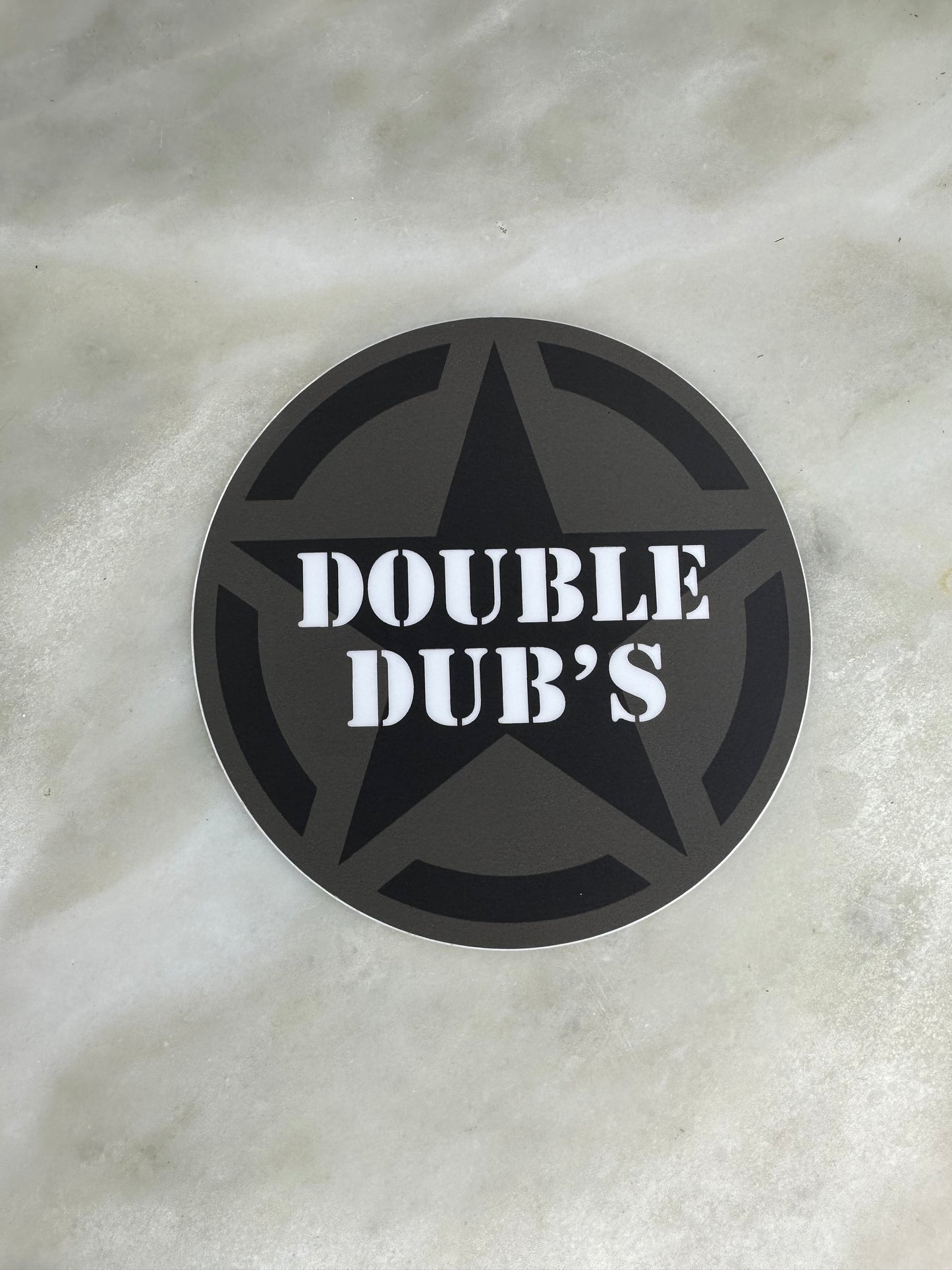 Double Dub's Star 4" Sticker